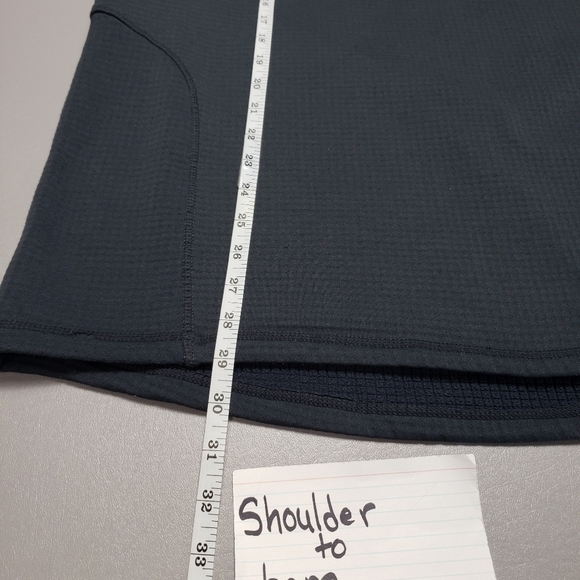 Mens ASICS dark gray quarter zip sweater size 2XLT - Picture 8 of 10